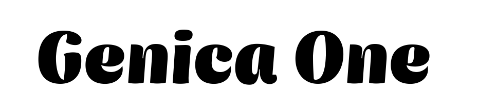 Genica One Font Download Free